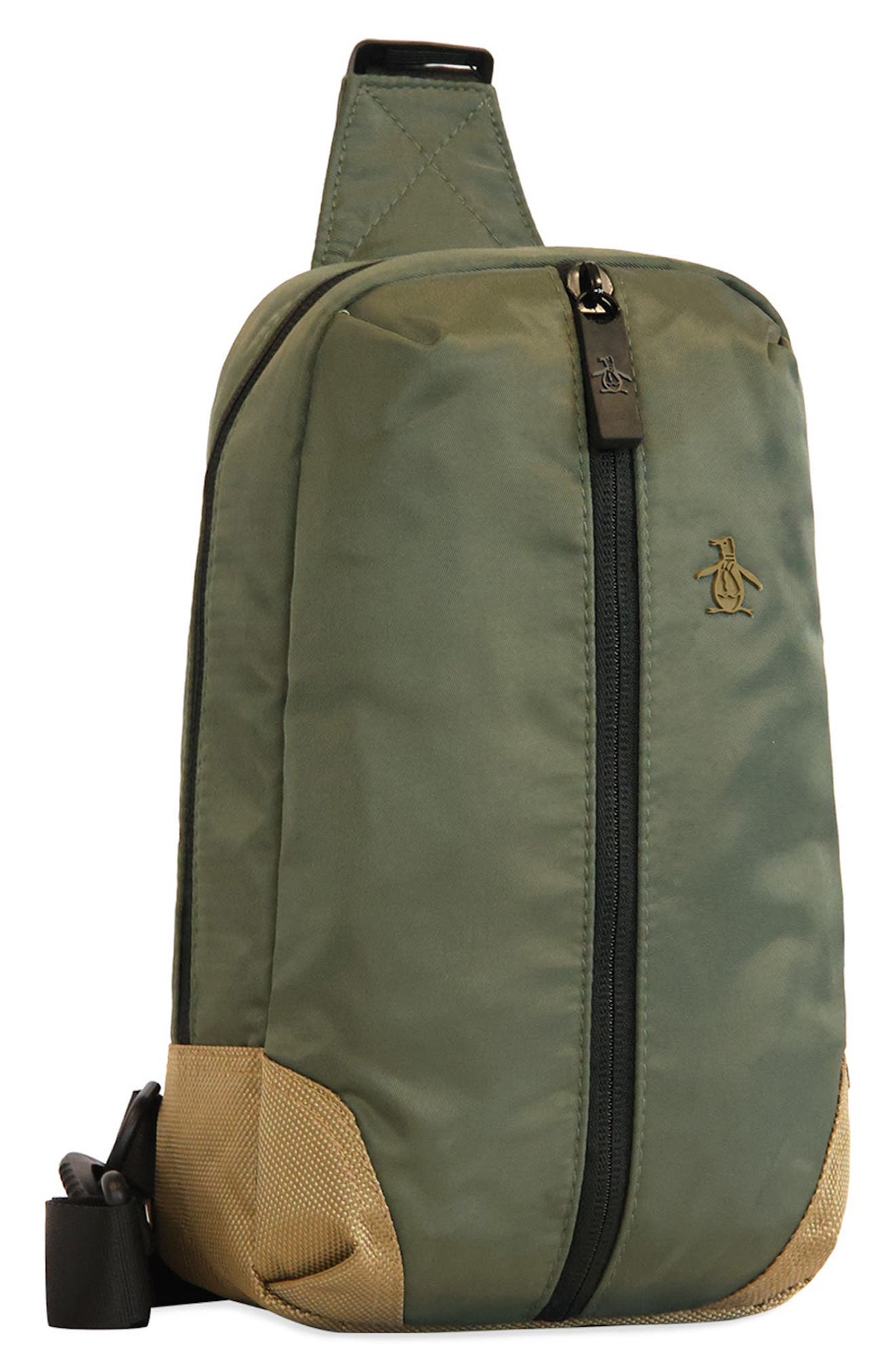 Original Penguin Sling Bag, Alternate, color, Bettle/ Travertine