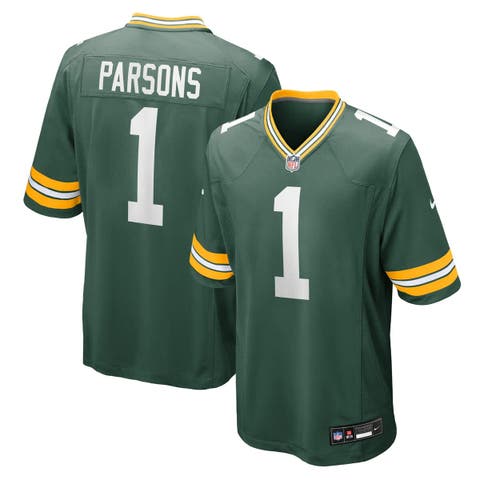 Men's Nike Micah Parsons Green Green Bay Packers Game Player Jersey