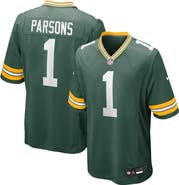 Nike Men's Nike Micah Parsons Green Green Bay Packers Game Player Jersey