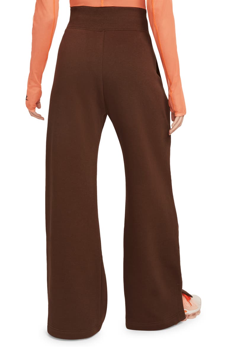 Sportswear Phoenix High Waist Wide Leg Sweatpants, Alternate, color, COCAO WOW/BLACK