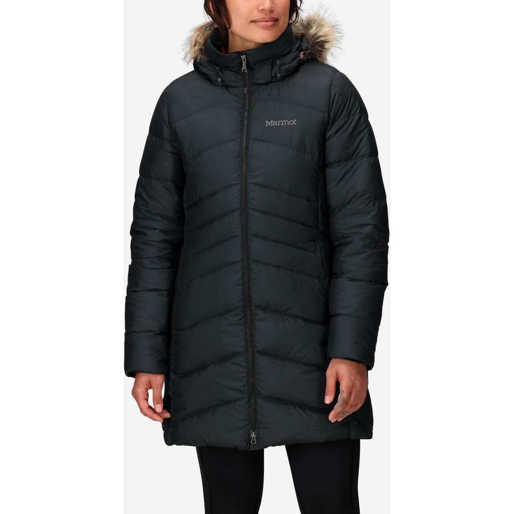 Marmot Montreal 700 Fill Power Down Parka In Black