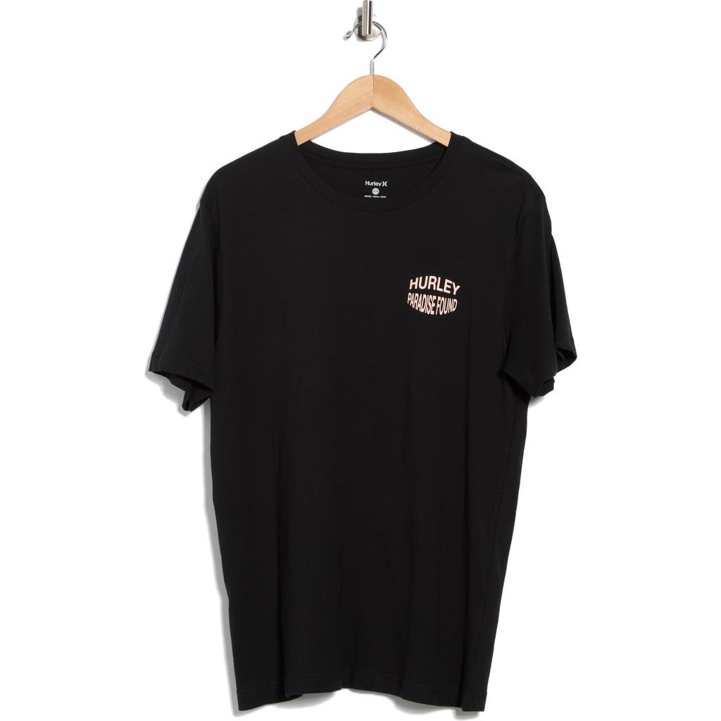 Hurley Paradise Found Graphic T-shirt In Black