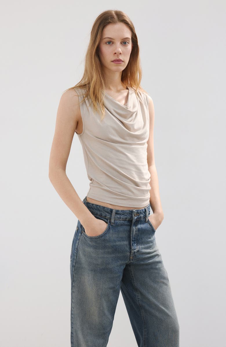 MANGO Low Rise Straight Leg Jeans, Alternate, color, 