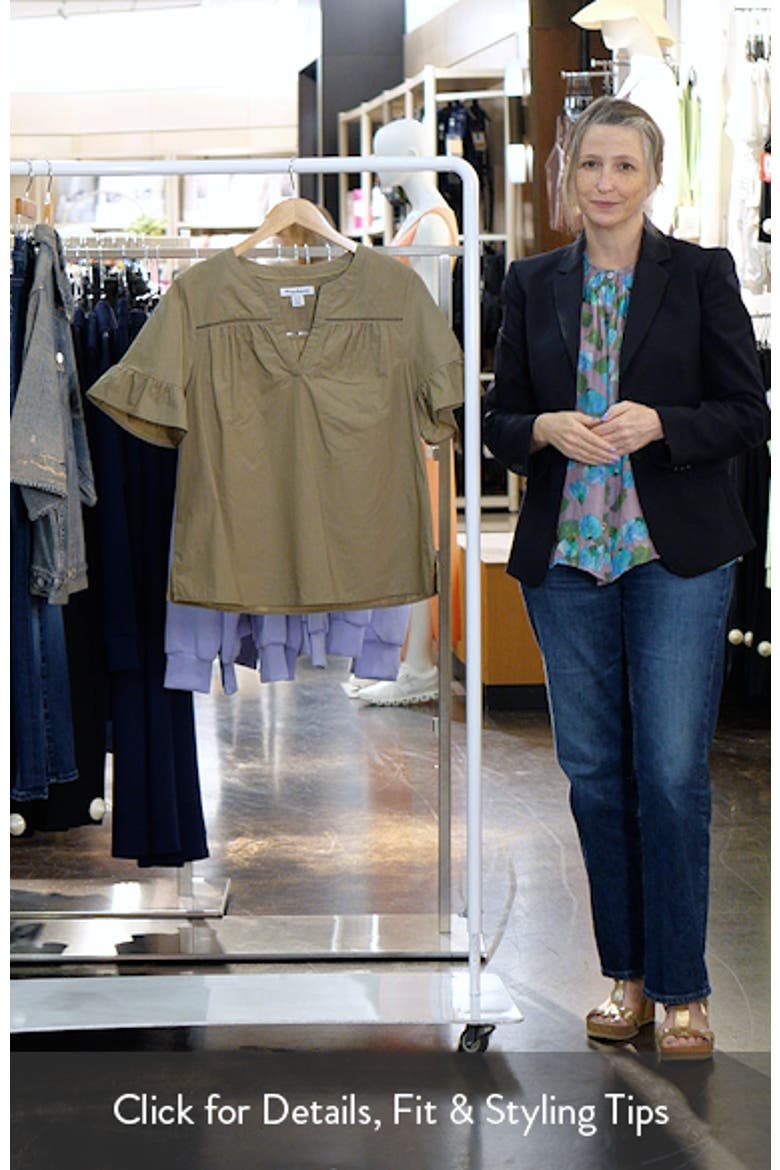 Oceana Isle Flutter Sleeve Top video