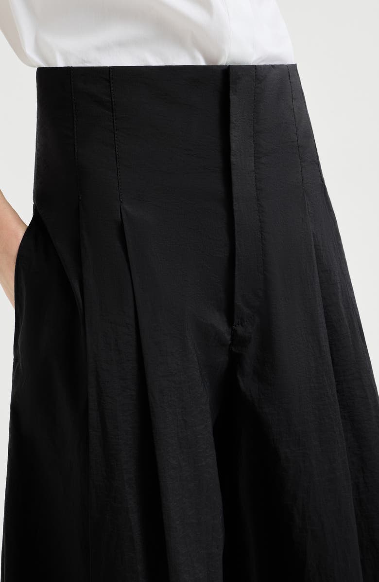 Brunello Cucinelli Maxi trousers, Alternate, color, Black