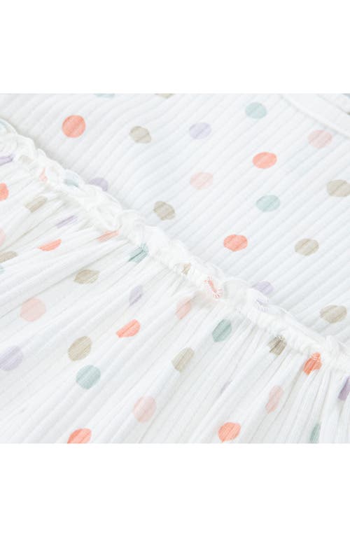 Huggies Ribbed Babydoll Top & Leggings Set In Multi