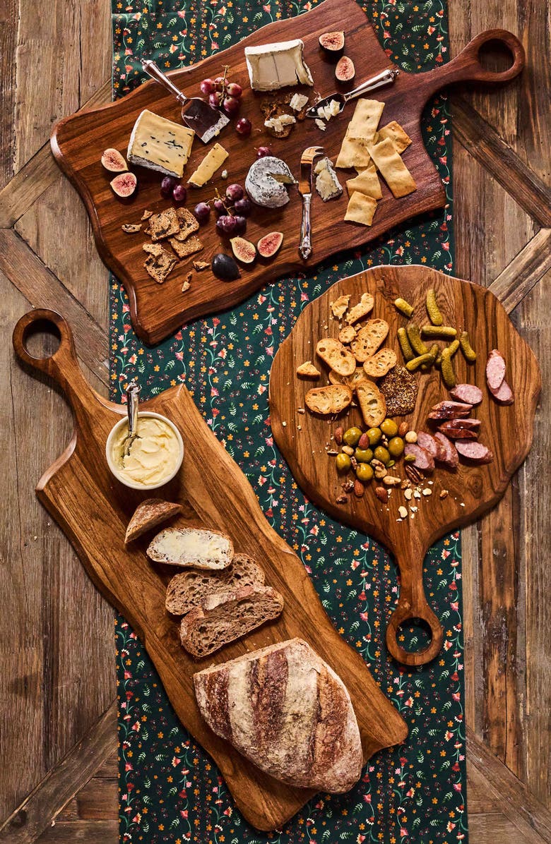 Juliska Puro Rectangular Teak Serving Board, Alternate, color,