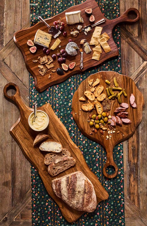 Juliska Puro Rectangular Teak Serving Board In Brown