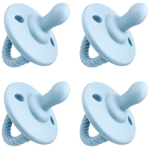 Pacifiers, 4 Pack - Flat,  0 to 18 Months