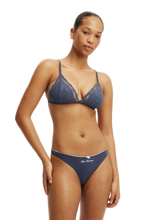 Women's Everyday Lace Triangle Padded Bralette