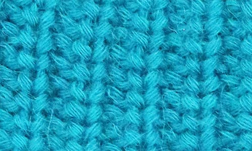 Portolano Chunky Wool Blend Beanie With Faux Fur Pompom In Blue