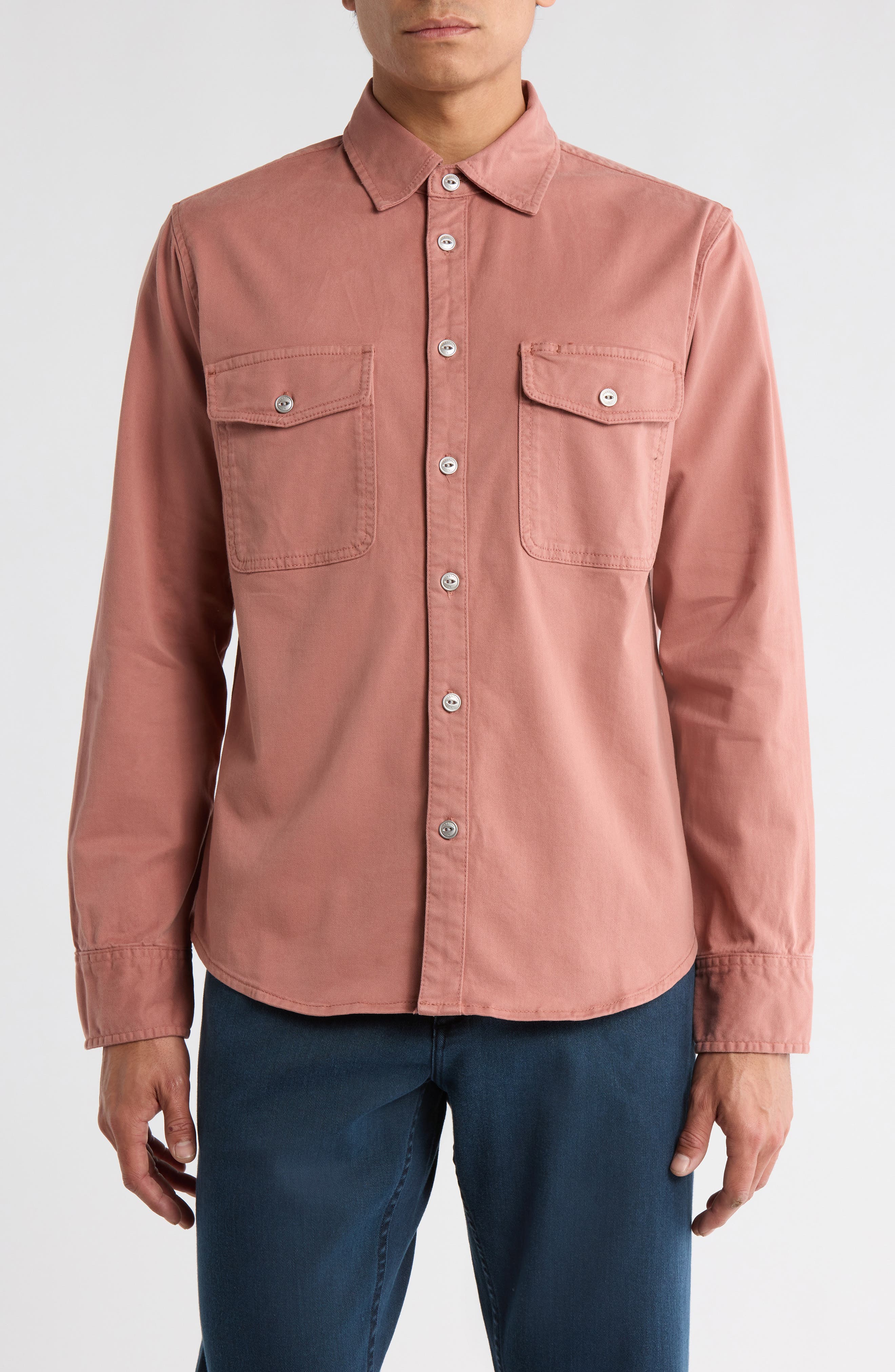 rag & bone Jack Stretch Cotton Shirt Jacket