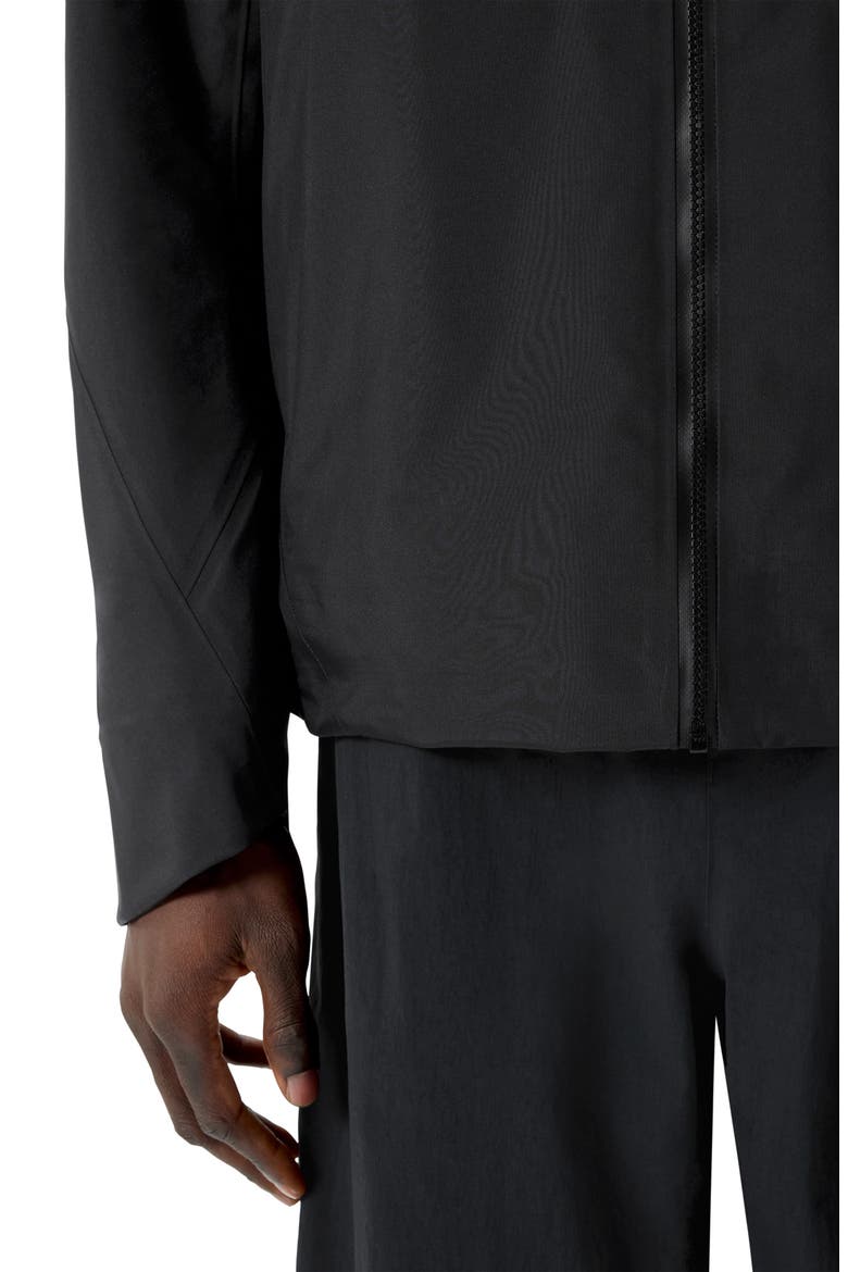 Arris Gore-Tex® Waterproof Hooded Jacket, Alternate, color, BLACK