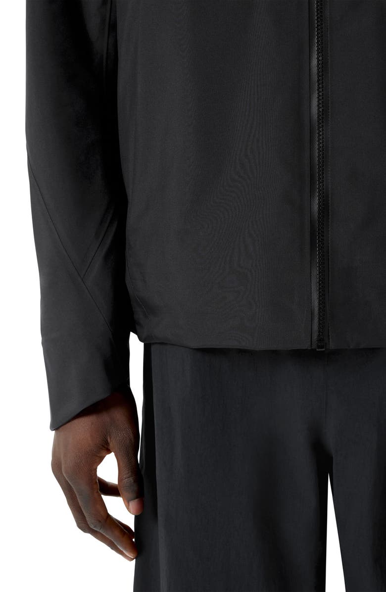 Veilance Arris Gore-Tex<sup>®</sup> Waterproof Hooded Jacket, Alternate, color, Black