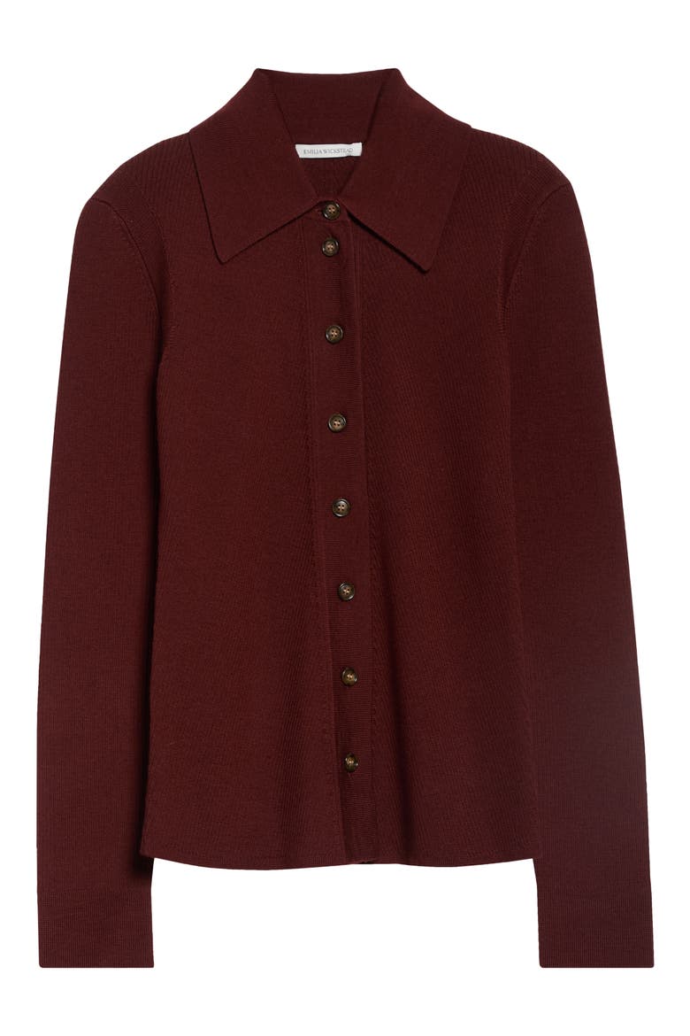 Reno Wool Cardigan, Main, color, CHESTNUT BROWN-141502