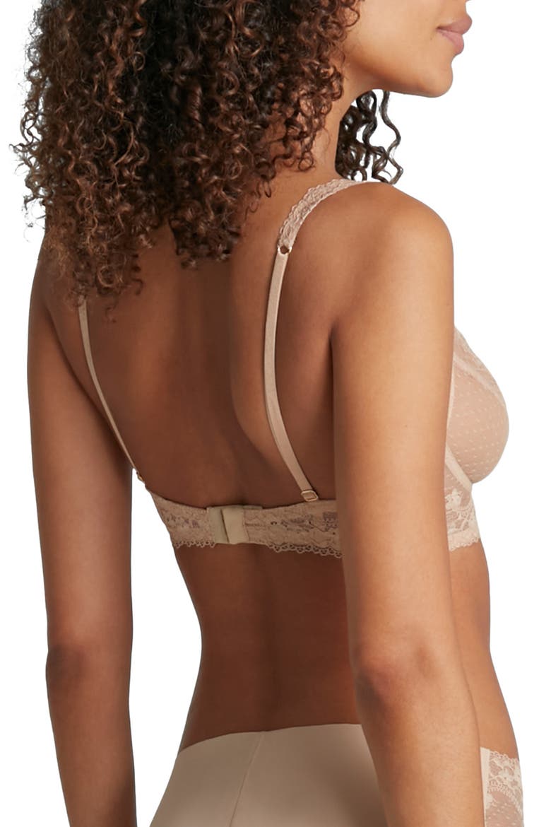 Double Take Lace Bralette, Alternate, color, BEIGE