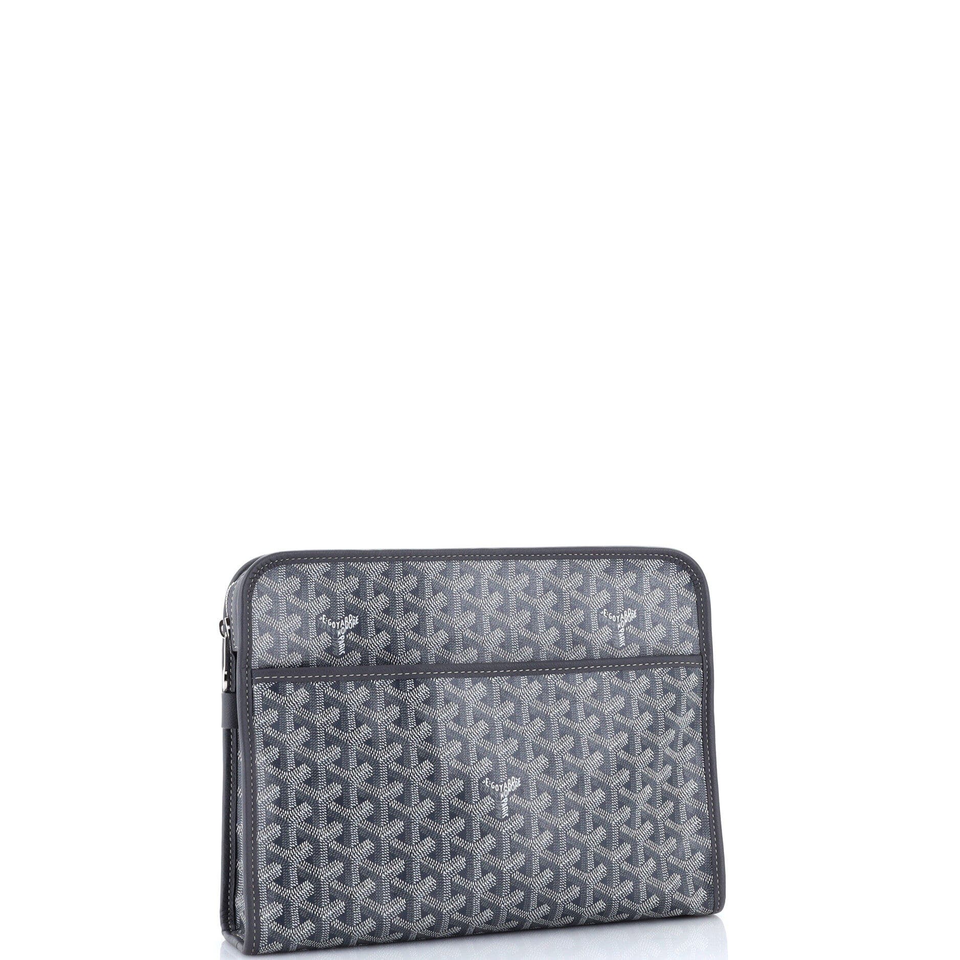 Jouvence Toiletry Pouch Coated Canvas GM, Alternate, color, Grey