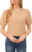 CeCe Puff Sleeve Sweater