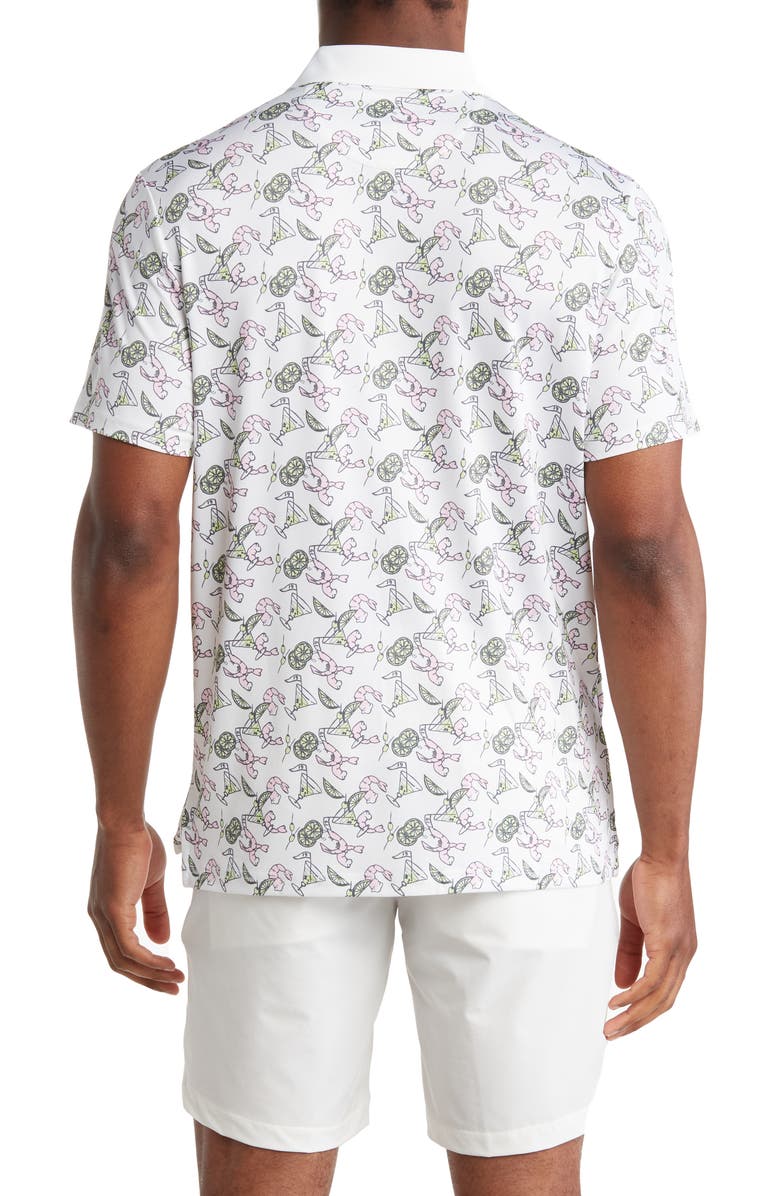 Original Penguin Shrimp Cocktail Polo, Alternate, color, Bright White