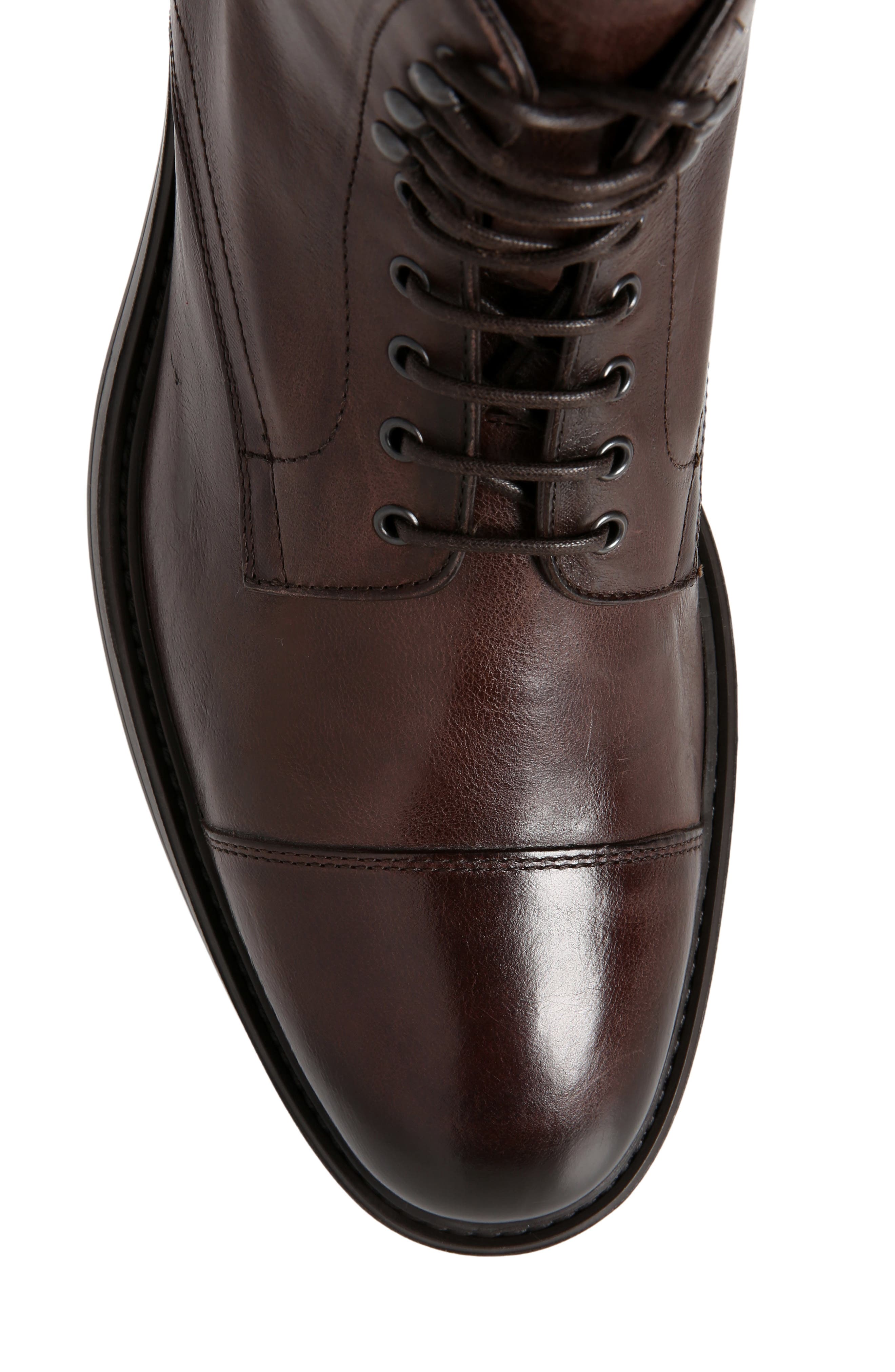 Burkett Cap Toe Boot, Alternate, color, TODI MORO/ OLIVA