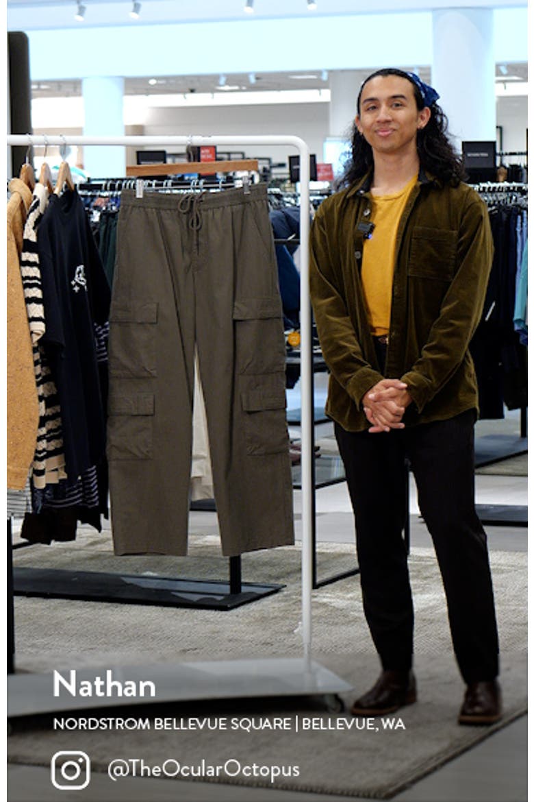 Porter Drawstring Cargo Pants (Nordstrom Exclusive) video