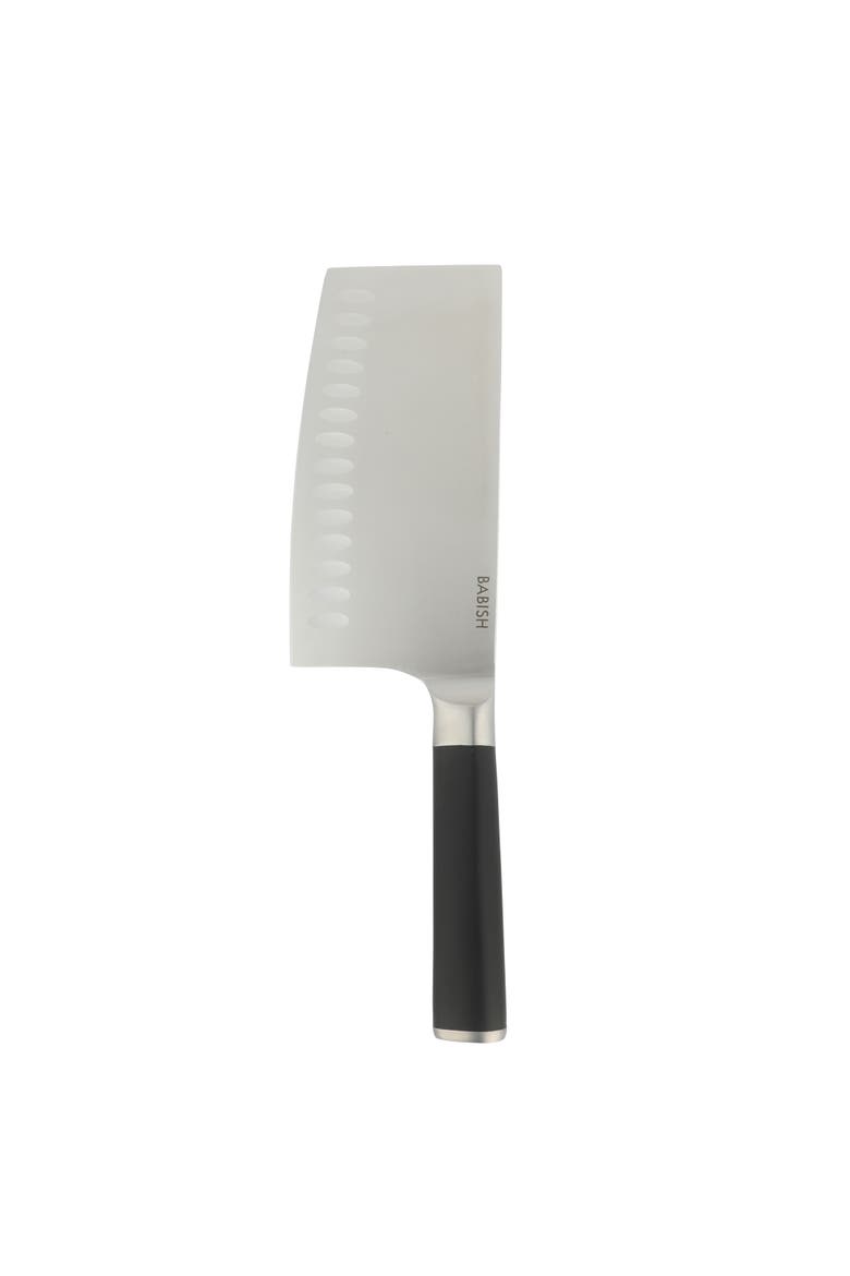 High Carbon German Steel Full Tang Forged Cleaver Knife, Main, color, Stainless Steel