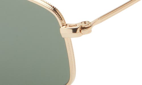 Ray Ban Ray-ban 52mm Irregular Oval Sunglasses In Green