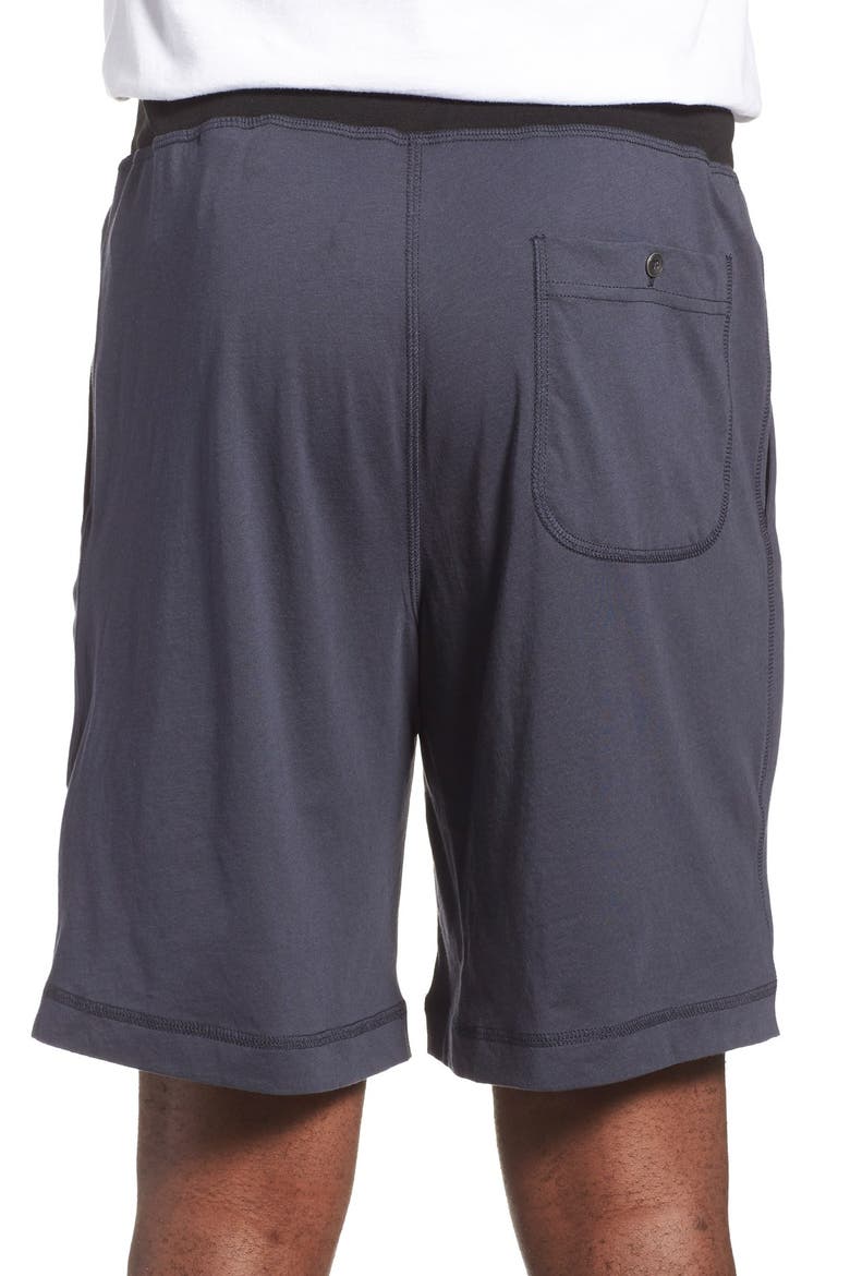 Peruvian Pima Cotton Lounge Shorts, Alternate, color, INK