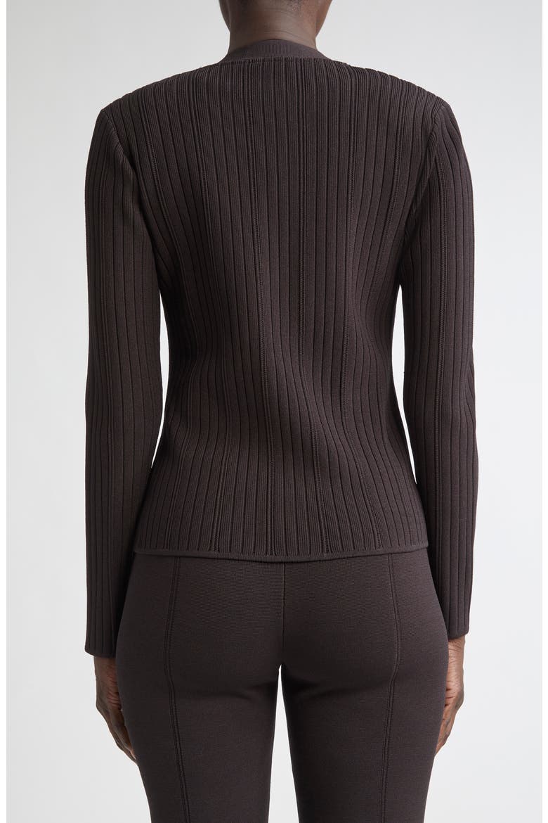 Libby Robinson Rib Jacket, Alternate, color, MOCHA