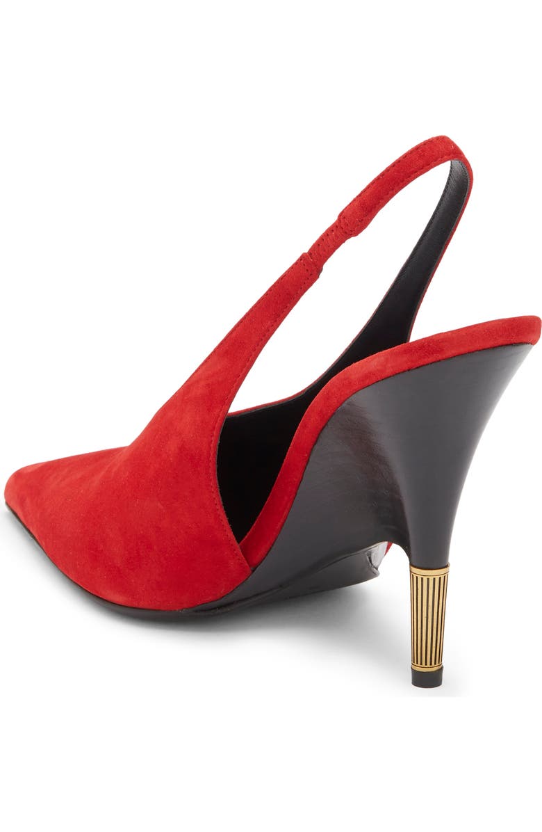 Khaite Bella Slingback Pump, Alternate, color, Lipstick