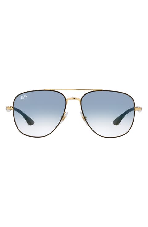 59mm Gradient Square Sunglasses