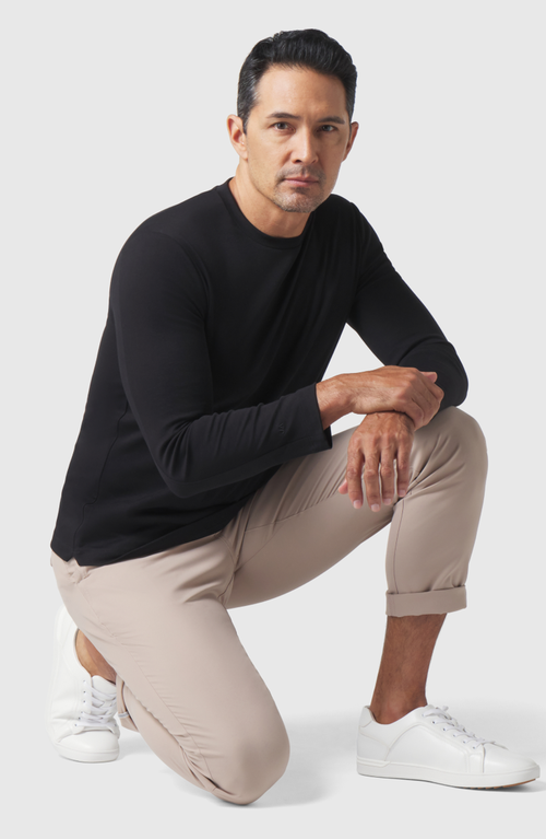 Jack Archer Precision Long Sleeve Shirt In True Black