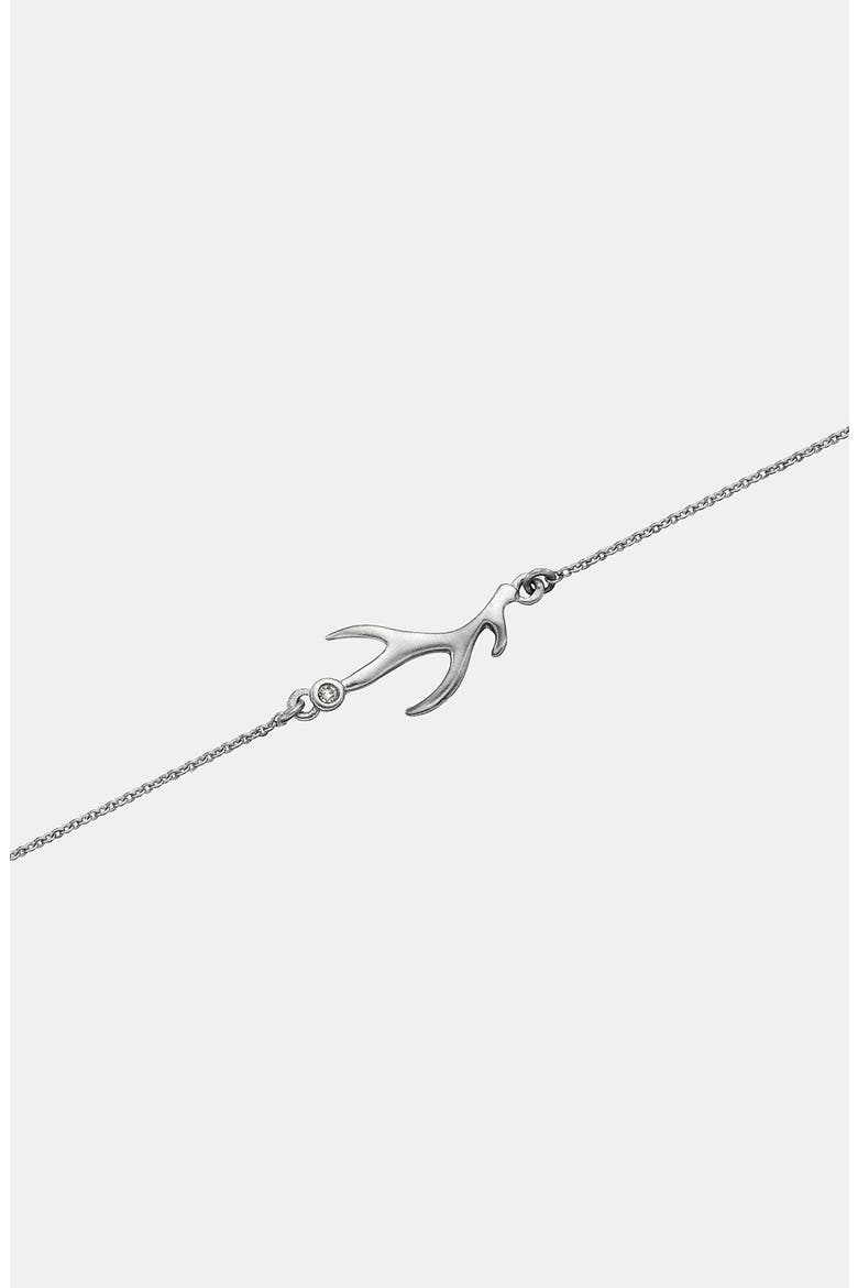 Antler Bracelet, Alternate, color, WHITE GOLD
