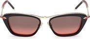 Christian Louboutin 54mm Geometric Sunglasses