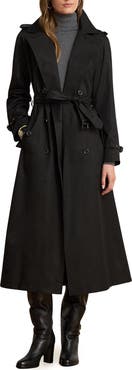 Lauren Ralph Lauren Double Breasted Belted Trench Coat