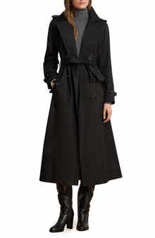 Double Breasted Belted Trench Coat