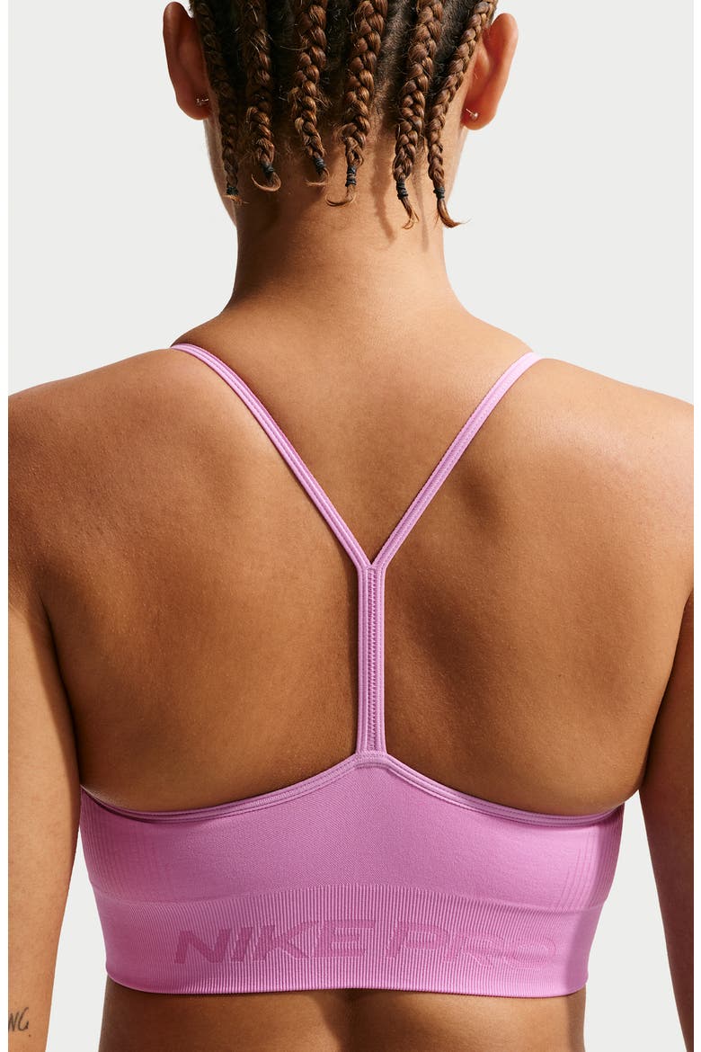 Pro Dri-FIT Seamless Sports Bra, Alternate, color, LIGHT MAGENTA