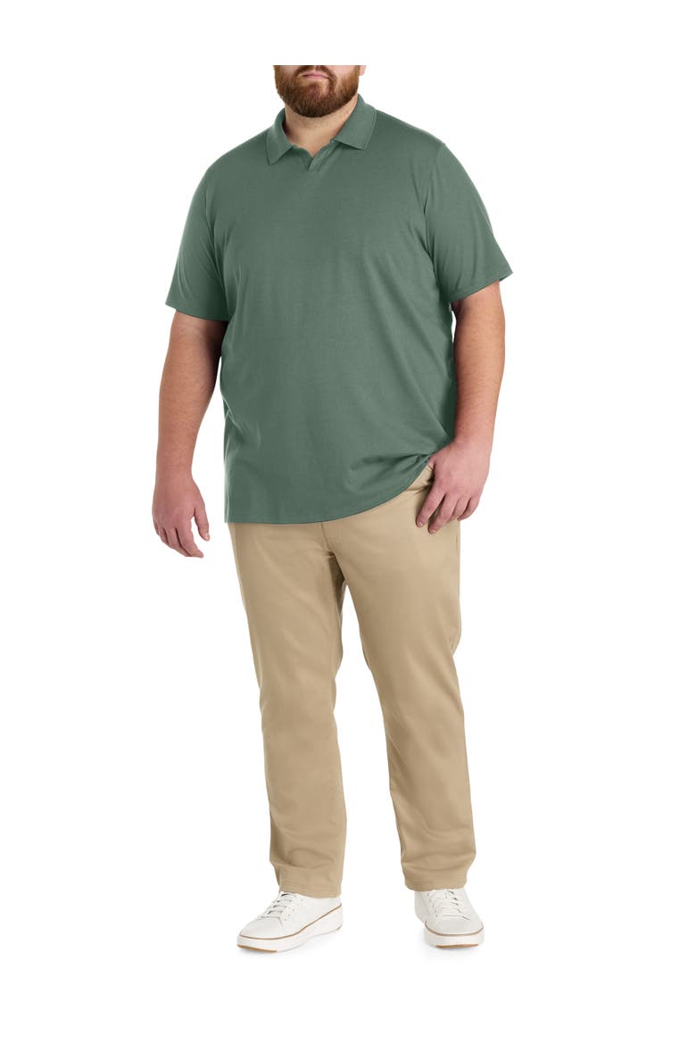 Big & Tall 37.5® Technology Notched Performance Polo Shirt, Alternate, color, DARK FOREST