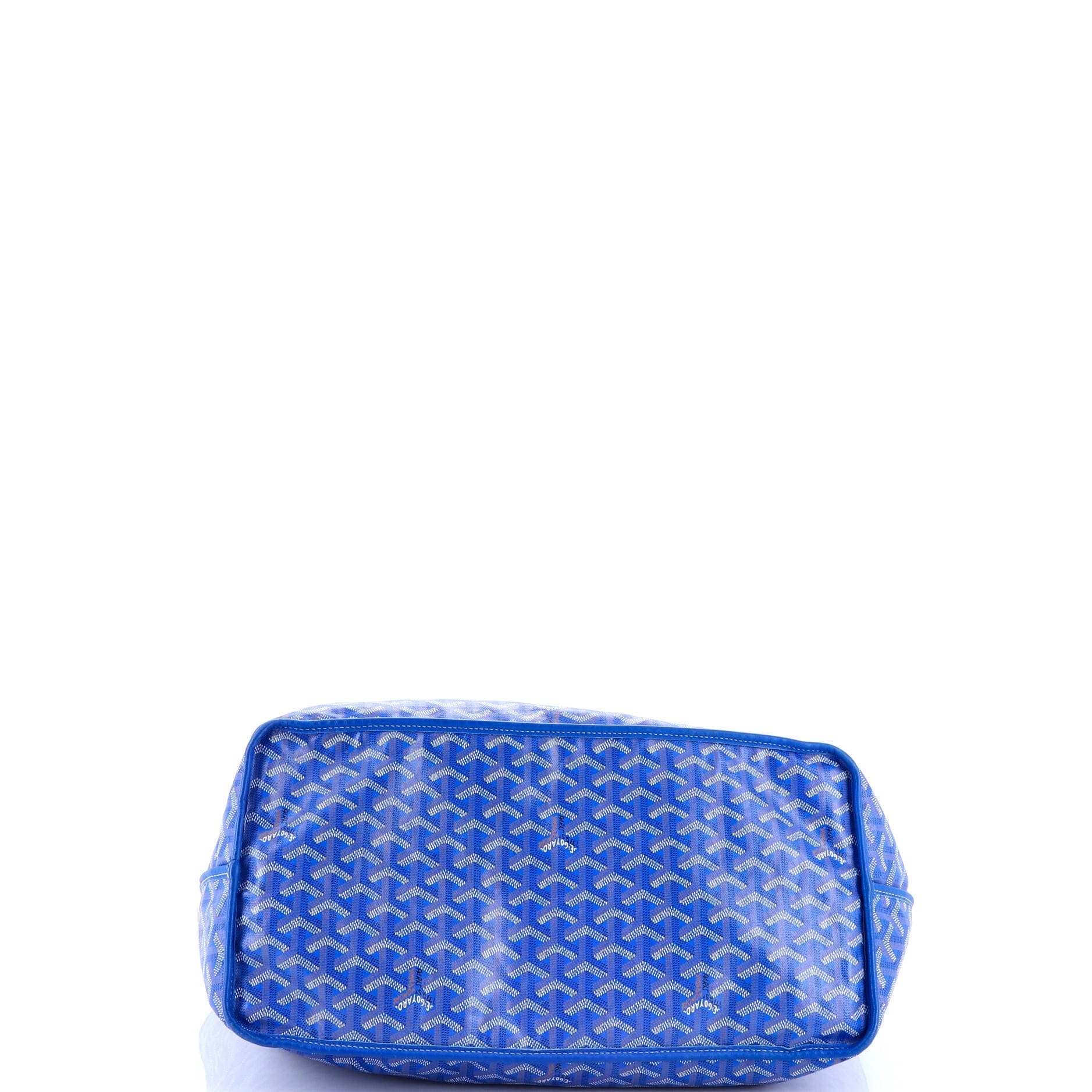 Pre-Owned Goyard Anjou Reversible Tote Coated Canvas GM, Alternate, color, Blue