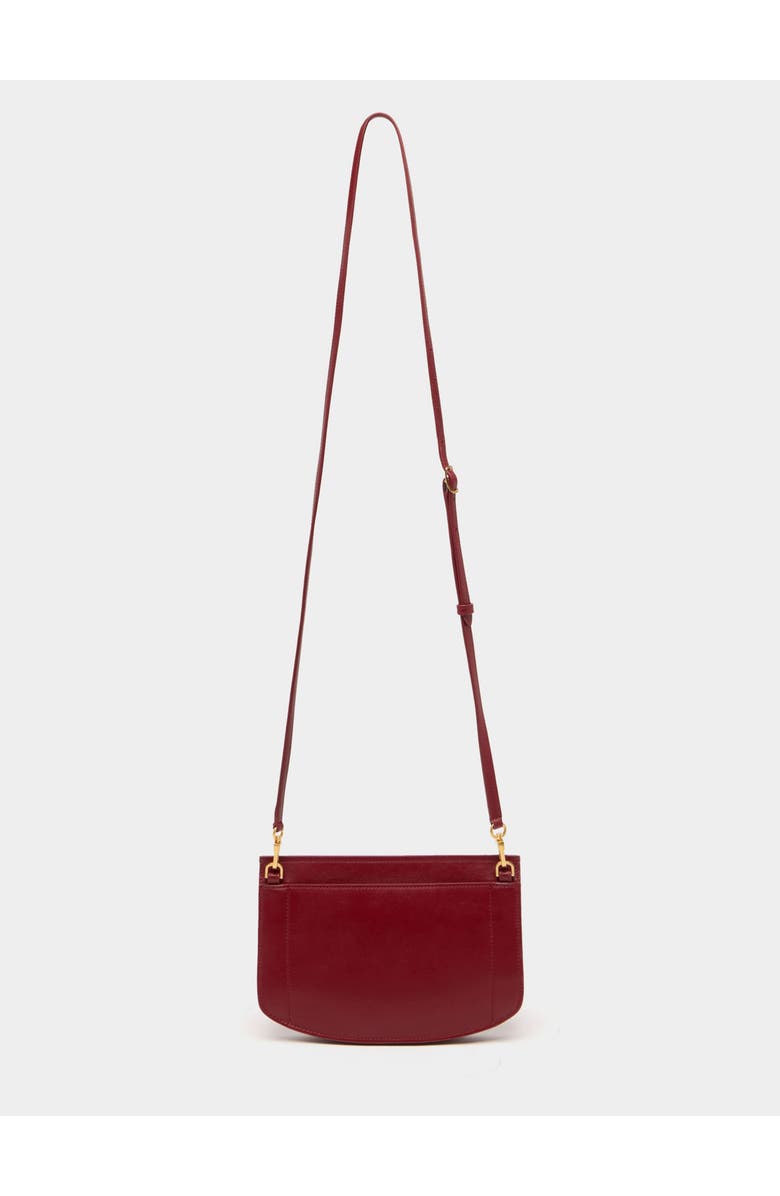Bally Beckett Minibag in Leather, Alternate, color, Red