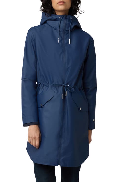 Sophie Hooded Waterproof Raincoat