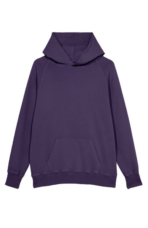 Fortela Vintagehood Fleece Jersey Hoodie In Purple