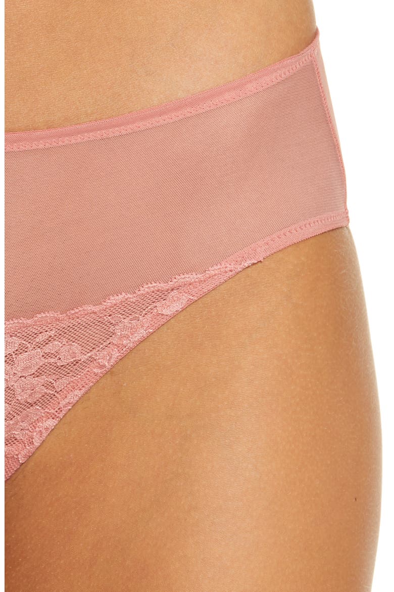 Cherry Blossom Lace Briefs, Alternate, color, SANDY ROSE
