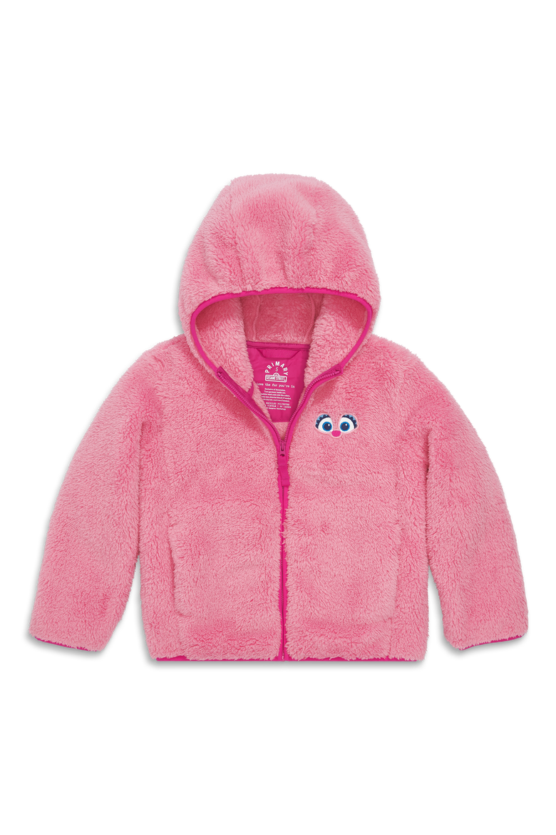 Kids Sesame Street Teddy Fleece Jacket, Main, color, Taffy