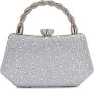 BERNESS Hexagon Rhinestone Clutch