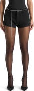 Manière De Voir Elina Tweed Mini Shorts With Belt