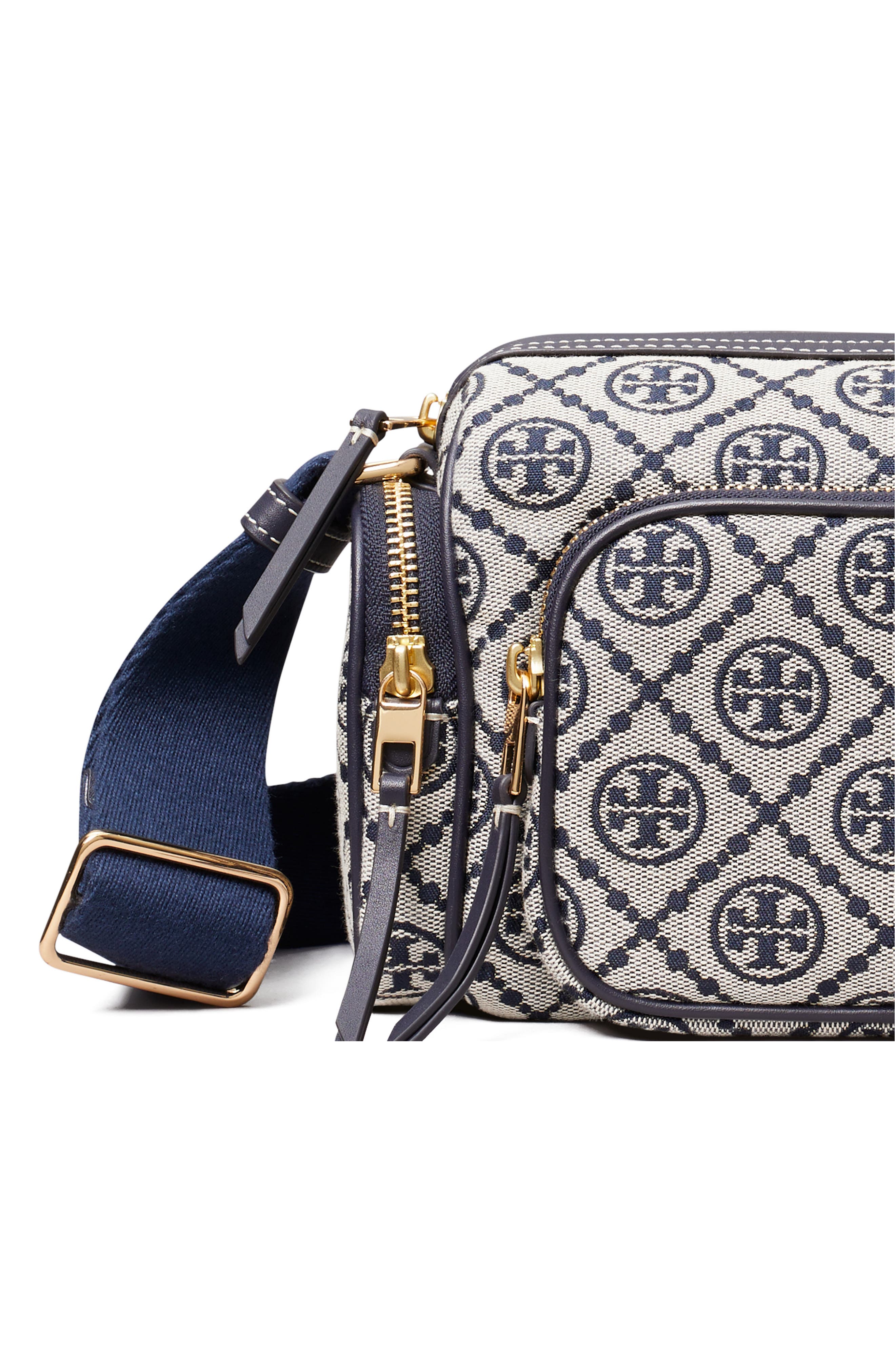 Tory Burch T Monogram Pocket Crossbody Bag, Alternate, color, Tory Navy