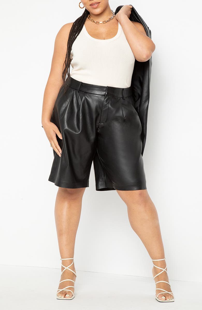 ELOQUII Scoop Neck Rib Tank, Alternate, color, 