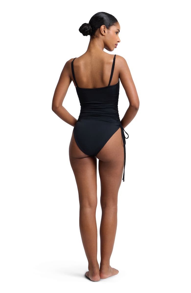 Onia Allegra Tricot One-Piece, Alternate, color, Black