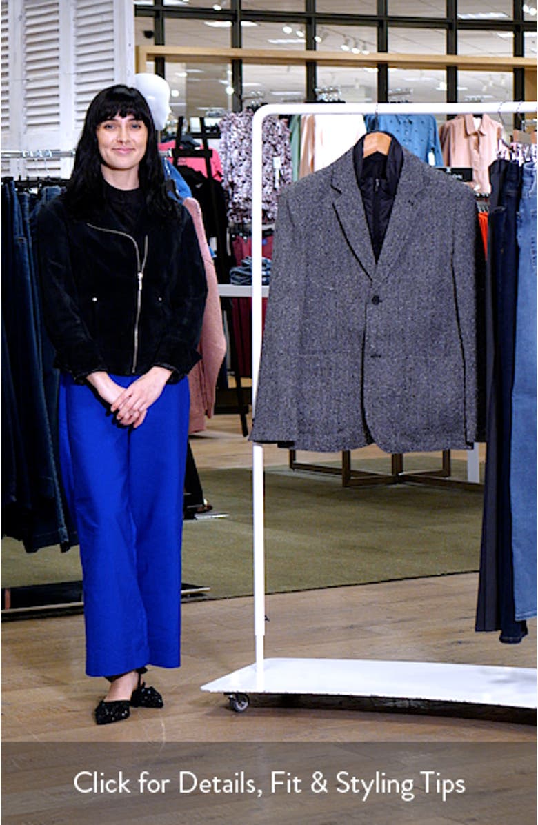 Herringbone Jacket with Removable Bib, sales video thumbnail